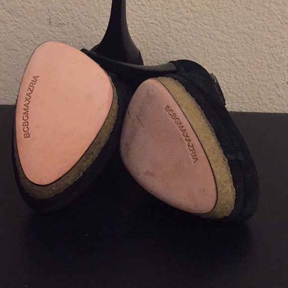 BCBG Never worn,leather beautiful platform booties - Picture 4 of 8